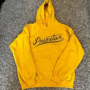 Primitive Yellow Mens Hoodie